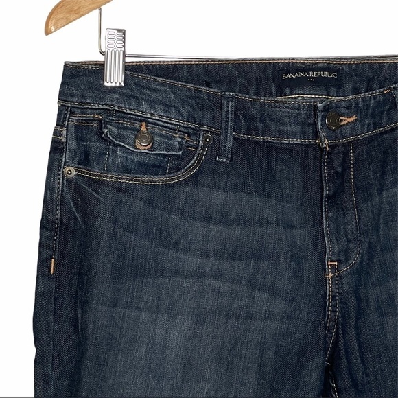 Banana Republic Women’s Bootcut Mid Rise Dark Wash Blue Jeans Size 29/8 … - Picture 3 of 13